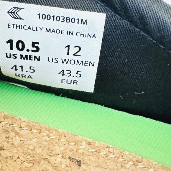 Cariuma Shoes Mens 10.5 Black Canvas Low Top Lace Up Eco Sneakers Trainers main image 4